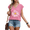 Rose Red, variant on Women's White Daisy Boho Floral Minimal Fresh Aesthetic Graphic V Neck Sleeveless Tops T Shirt Trendy Casual Tees