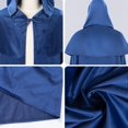 thumbnail image 6 of HXWCHs Solid Color Victorian Court Dress Women Gothic Vintage Fitted Waist Party Dress Blue One Size, 6 of 6