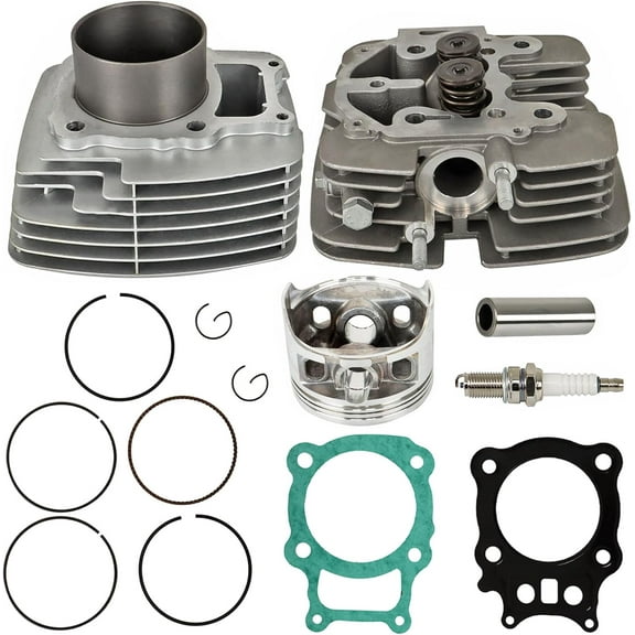 munirater Cylinder Head Piston Top End Gasket Kit Replacement for Honda Rancher TRX350 TRX 350 2000 2001 2002 2003 2004 2005 2006 Parts 12100-HN5-670