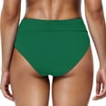 thumbnail image 4 of Alkepwun High Waisted Bikini Bottoms Women Tummy Control Swim Bottoms Cute Swimwear Retro Ruched Full Coverage Bating Suit Bottoms, 4 of 6