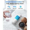 thumbnail image 4 of Waterdrop XWF Refrigerator Water Filter, Replacement for GE® WR17X30702, NSF 42/372 Certified, Compatible with GNE27, GFE26, GDE25, GSS25, PSE25 Series Refrigerators, 5-Pack (Not XWFE®), 4 of 7