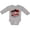 AC-Heather Grey, variant on My Cousin Loves Me with Cute Ladybugs Boys or Girls Long Sleeve Baby Bodysuit