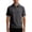 Dark Gray, variant on Men's Vintage Jacquard Knit Shirts Casual Short Sleeve Quarter Zip Collared Golf T-Shirts Summer Modern Fit Old Money Style Lightweight Breathable Beach Vacation Tops