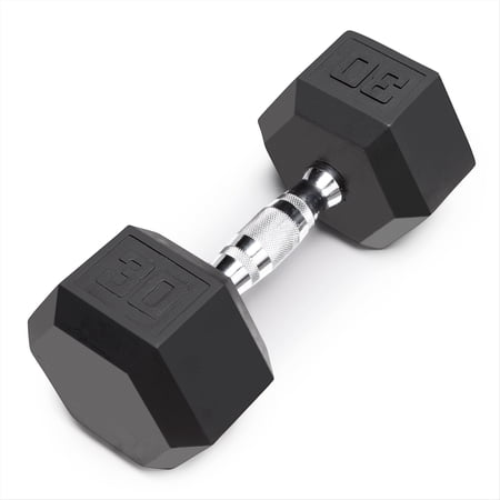 Marcy Rubber Hex dumbbell - 50 lb, sold as each