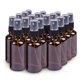 thumbnail image 1 of Set de 18 botellas atomizadoras de vidrio ámbar hmaimas de 60 mL con pulverización fina, 1 of 8