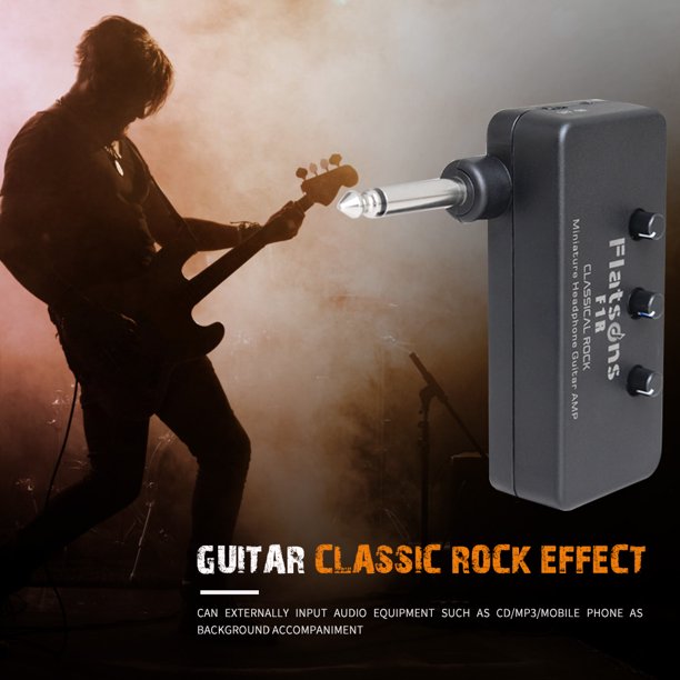 Amplificador De Guitarra Amplificador de guitarra eléctrica Flatsons Efecto de amplificador de auriculares de rock clásico para guitarra