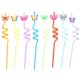 thumbnail image 1 of 8pcs Butterfly Drinking Straw Plastic Straw Reusable Straws Party Supplies, 1 of 4