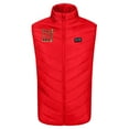 thumbnail image 4 of Heated Vest for Unisex Men Women Heated Gilet USB Charging Electric Heated Body Warmer with 3 Adjustable Temperature Red M, 4 of 4