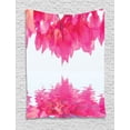 thumbnail image 1 of Nature Tapestry, Bougainvillea Flowers Petals Projecting to the Water Exotic Spiritual Feminine Print, Wall Hanging for Bedroom Living Room Dorm Decor, Hot Pink, by Ambesonne, 1 of 1