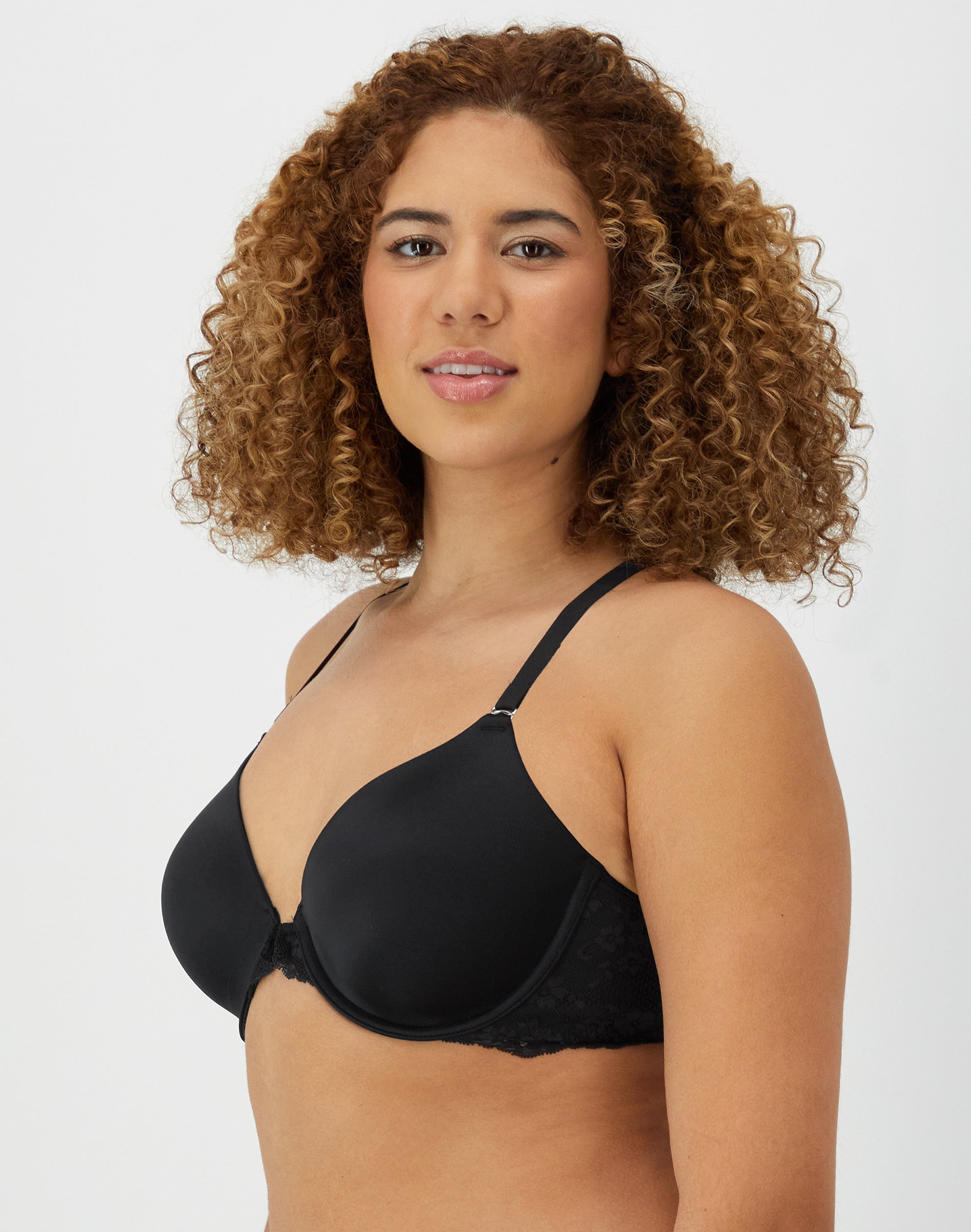 Maidenform T-Shirt Bra One Fab Fit Extra Coverage T-Back Front Closure Underwire 7112