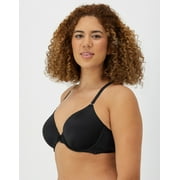 Maidenform T-Shirt Bra One Fab Fit Extra Coverage T-Back Front Closure Underwire 7112