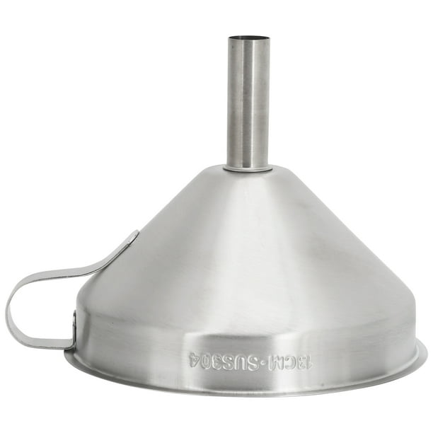 Utensilios de cocina, embudo de llenado de cocina de acero inoxidable 304 Embudo de líquido Aspecto llamativo
