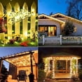 thumbnail image 4 of Solar String Lights Outdoor,4 Pack Each 40Ft 120LED Solar Fairy Lights,8 Modes Waterproof Garden Lights Indoor/Outdoor for Home,Garden,Patio,Yard,Party,Decorations(Warm White), 4 of 6