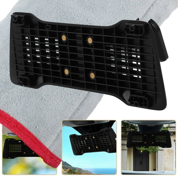 CIMAXIC Rear View Mirror Adhesive Kit Abs Black 1 Set Dash Cam Mount