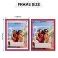 thumbnail image 3 of decorUhome 12x16 Matted to 11x14 Picture Frame, Photo Frame for Gallery Wall or Tabletop Display, Red, 3 of 9