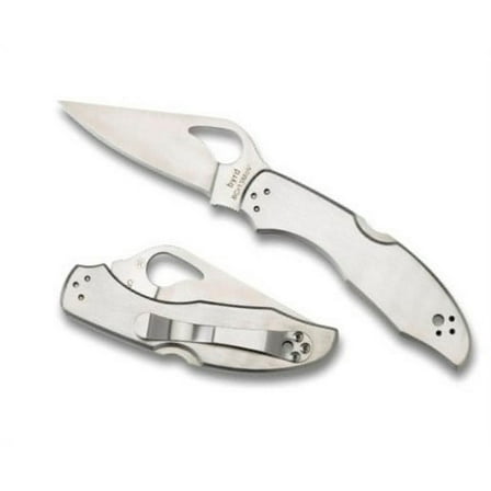 SPYDERCO BYRD FOLDER 3" 8C13MOV STAINLESS STRAIGHTBACK STAINLESS STEEL