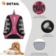 thumbnail image 5 of Mochila PORTÁTIL para mascotas Vevor rosa transpirable cómoda para perros pequeños cachorros gatos viajes senderismo camping, 5 of 5