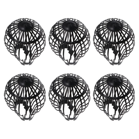 Raindrops 6pcs Gutter Debris Filter Plastic Leaf Guard Downspout Protector Gutters Gutter Screen Mesh for Gutter Drain Cover Gutter Down Spout Rain Protectors
