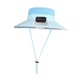 thumbnail image 1 of Sombrero de protección solar para niños con ventilador solar, recargable, transpirable, multiusos, ancho Azul, 1 of 9
