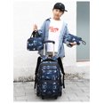 thumbnail image 3 of Mochila Escolar Infantil com Rodinhas Preta, 3 of 5