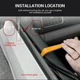 thumbnail image 3 of Car Door Side Casement Trim Edge Moulding Weatherstrip Seal Strip Rubber V-Shape, 3 of 6
