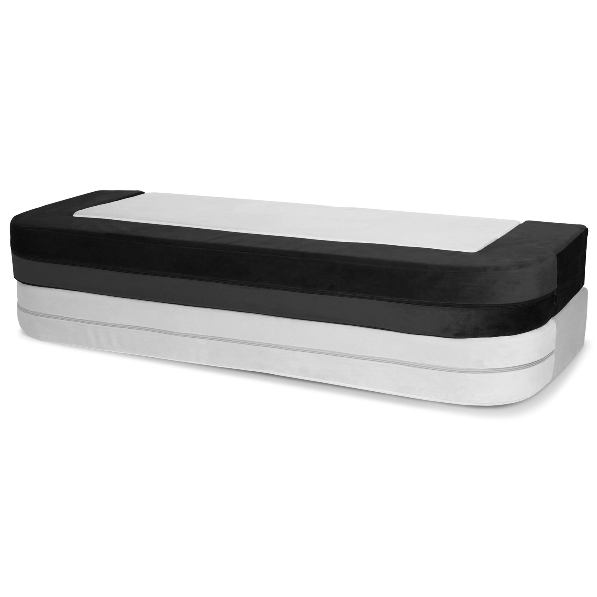 Precious Tails Orthopedic Foam Velvet Convertible Sofa Dog Bed