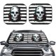 thumbnail image 2 of Fotbe Watercolor Skull Juego de 2 Piezas de Parasoles para Parabrisas | Bloqueador Solar para Auto | Accesorios Plegables para Protección Solar Interior-Small, 2 of 6