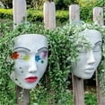 thumbnail image 6 of Head Planter Wall Mounted, Face Planter, Face Planters Pots with Drainage Hole, Resin Head Planter Wall Hanging Plant Pot for Home Decor Centerpieces, Office or Outdoor Hanging Decor, 6 of 7