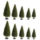 thumbnail image 3 of Miniature Tree Models For DIY Lovers And Model Enthusiasts In Green Color 4X10Cm Size For Sand Table Landscaping 10Pcs, 3 of 3