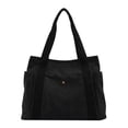 thumbnail image 1 of Bolso de hombro grande, cartera, bolso de mano, bolso de viaje para mujer negro, 1 of 9