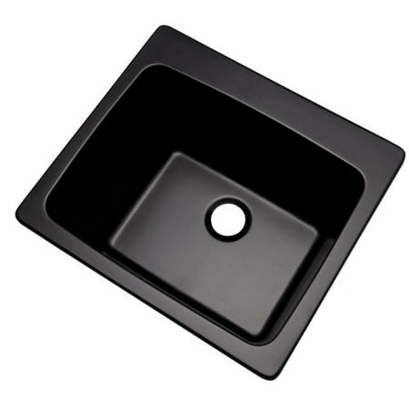 22 Laundry Sink - Solidcast Wakefield 25'' L x 22'' W Single Laundry and Utility Sink