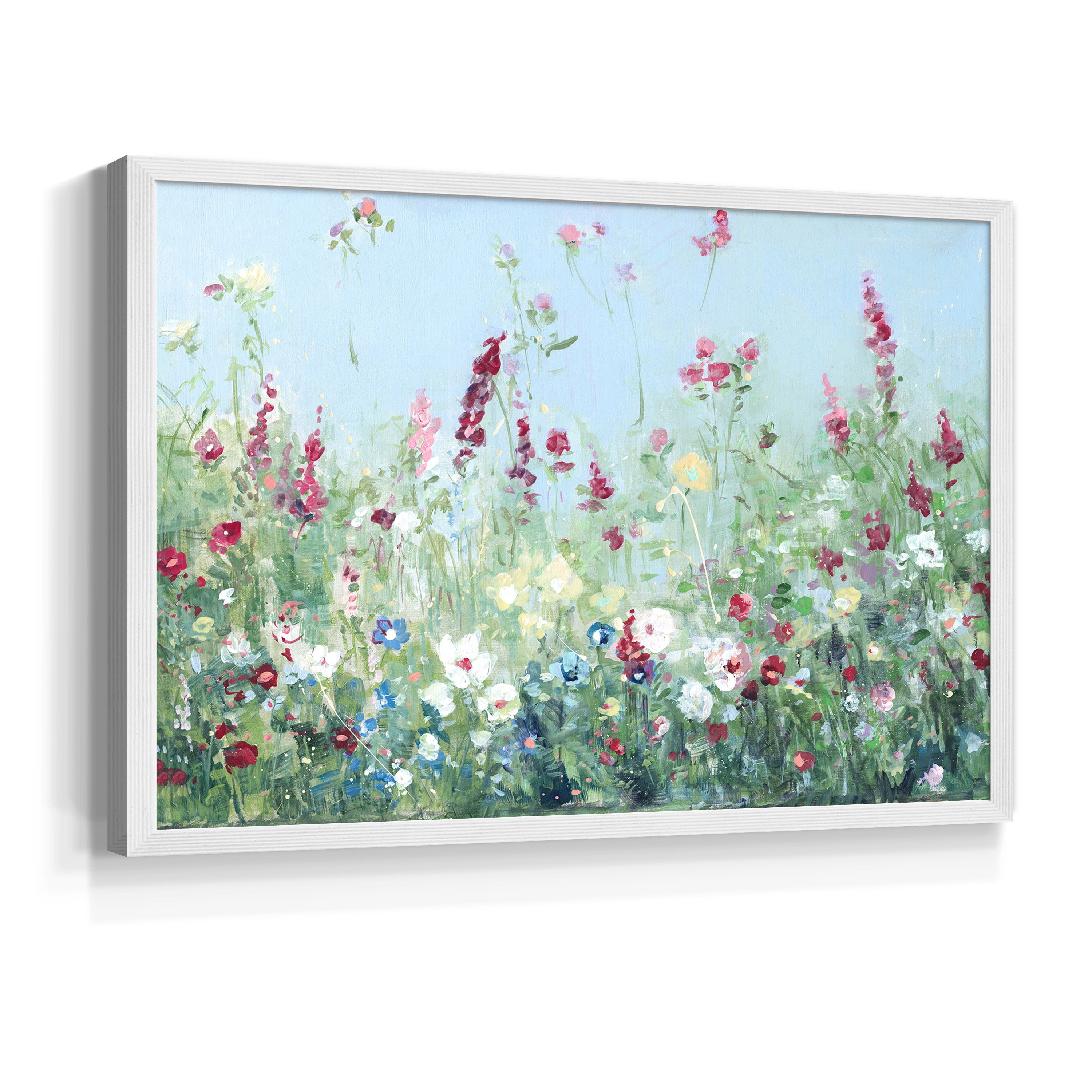 Sweet Summer Meadow by Sally Swatland - Restickable Framed Giclée Print