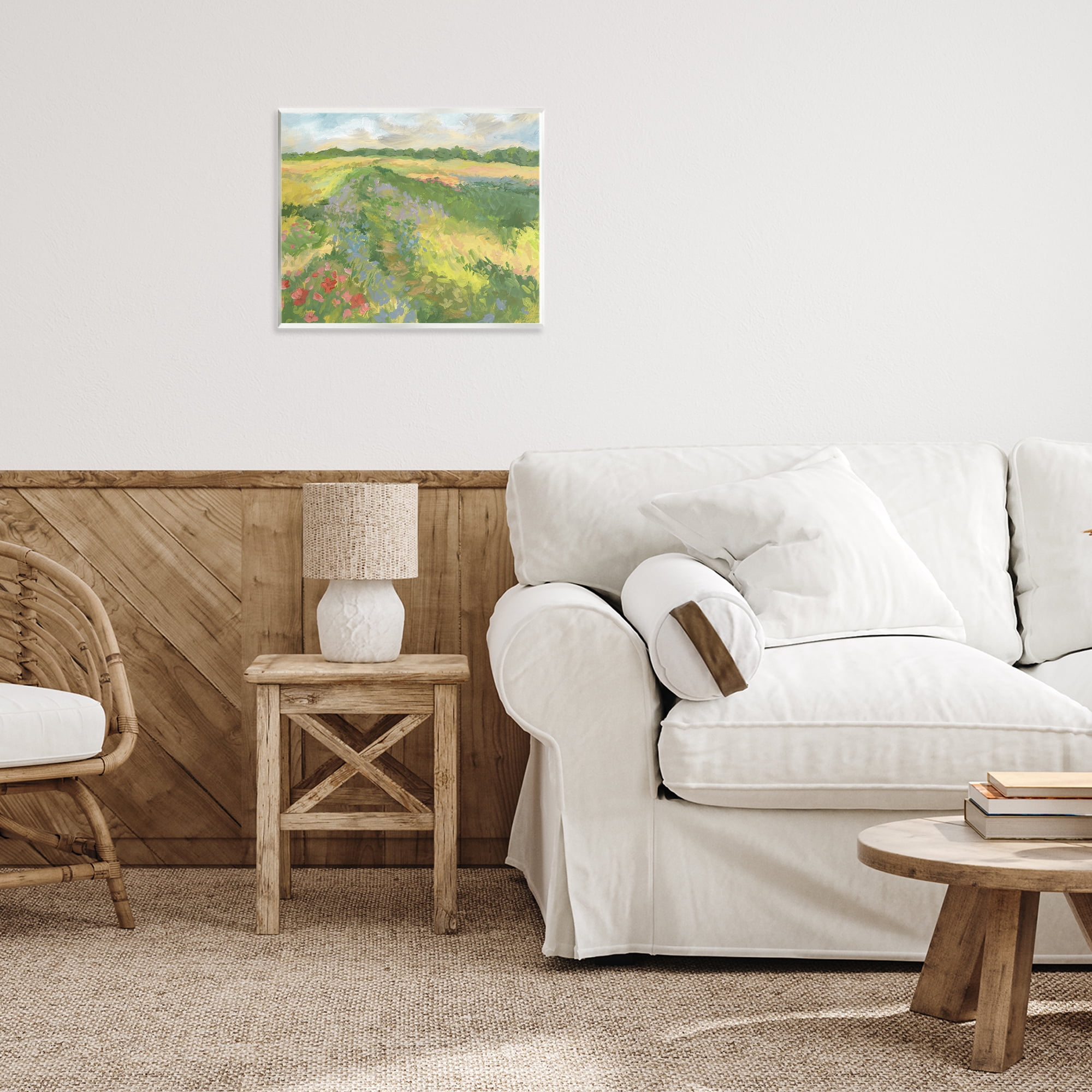 Stupell Industries Windswept Flower Meadow Wall Plaque Art, design by Victoria Barnes
