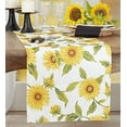 thumbnail image 3 of Fennco Styles Yellow Sunflower Print Table Runner 16" W x 54" L - Garden Floral Table Cover for Home Décor, Dining Table, Banquet, Everyday Use, Family Gathering and Special Occasion, 3 of 3