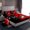 Black Red, variant on Castle Fairy Motorcycle Motocross 3pcs Twin Sheet Sets,Extreme Sport Twin Fitted Sheet,Graffiti Splash Breathable Flat Sheet,Luxury Boys Bedroom Decor