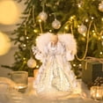thumbnail image 4 of Decoración para árbol de ángel de Navidad Valery Madelyn, 30 cm, con luz LED, 4 of 6