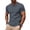 Dark Gray, variant on Men's Quick-Drying Round Neck Short Sleeve T-Shirt - Marathon Running Fitness Gym Top Breathable Sweat-Wicking Lightweight Summer Tops for Men Training,Royal Blue S