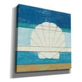 thumbnail image 2 of Epic Graffiti 'Beachscape Shell v2' by Michael Mullan, Canvas Wall Art, 18"x18", 2 of 3