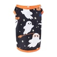 thumbnail image 3 of Halloween Family Pajamas Matching Set Long Sleeve O Neck Tops Ghost Print Pants Sleepwear, 3 of 8