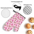 thumbnail image 3 of Cauagu Cute Flamingo Print Oven Mitts and Pot Holders 4 pcs Set,Extra Thicken Long Kitchen Oven Glove Potholders BBQ Gloves-Oven Mitts and Pot Holders(11 Inch), 3 of 6