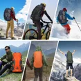 thumbnail image 3 of GKXLH Hiking Backpack for Men/Women, 60L Camping Backpack Travel Bag with Waterproof Rain Cover, Multi-Compartments, Adjustable Straps (Blue), 3 of 8
