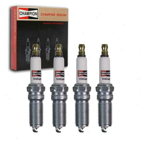 4 pc Champion Iridium Spark Plugs compatible with Saturn Vue 2.2L 2.4L L4 2002-2010