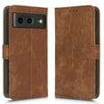 thumbnail image 3 of PANDACO Brown Wallet Case for Pixel 8, 3 of 5