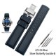 thumbnail image 3 of Correa de reloj de caucho fluorado de 20 mm y 22 mm para Rolex Tissot Omega Seiko, correa de reloj para Huawei Samsung, correa deportiva negra y azul, 3 of 5