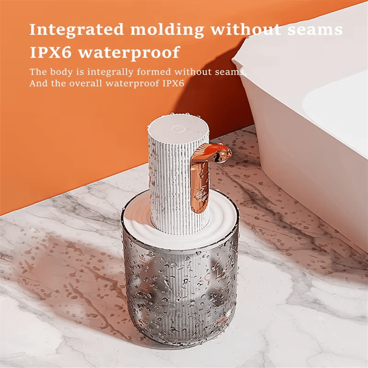 Luxury Automatic Foam Soap Dispenser - Smart USB- Bathroom Accessory with High-Quality ABS, 150-200ml Capacity B