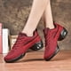thumbnail image 5 of Zapatillas de baile informales para mujer, zapatos de baile de Jazz para mujer, zapatos deportivos modernos transpirables de malla negra y roja, zapatos de Hip Hop para niñas, 5 of 5