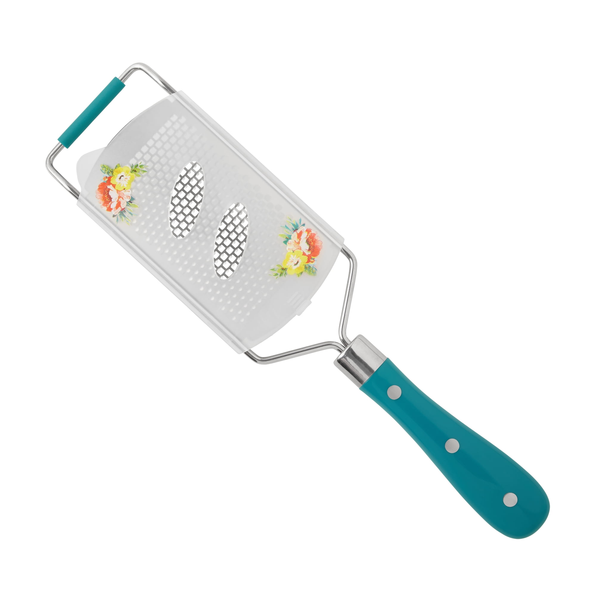 The Pioneer Woman Frontier Collection Fine-Etched Cheese Grater, Deep Teal