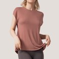 thumbnail image 2 of fatyb Women's Open Back Yoga Tops Short Sleeve Active Shirts Comfy Athletic Tee Tops for Workout Running, 2 of 4