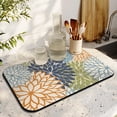 thumbnail image 3 of Washable Rubber Bohemia Dish Drying Mats for Kitchen Counter Home Large Coffee Bar Pad Accessories and Decor for Utensils Stemware 18''x24'', 3 of 6