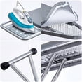 thumbnail image 6 of Ironing Board, Heat Resistant Cover Iron Board with Steam Rest, Non-Slip Foldable Ironing Stand. Heavy Sturdy Metal Frame Legs Iron Stand(13 * 34 * 53 Inches) (Silver Gray), 6 of 6